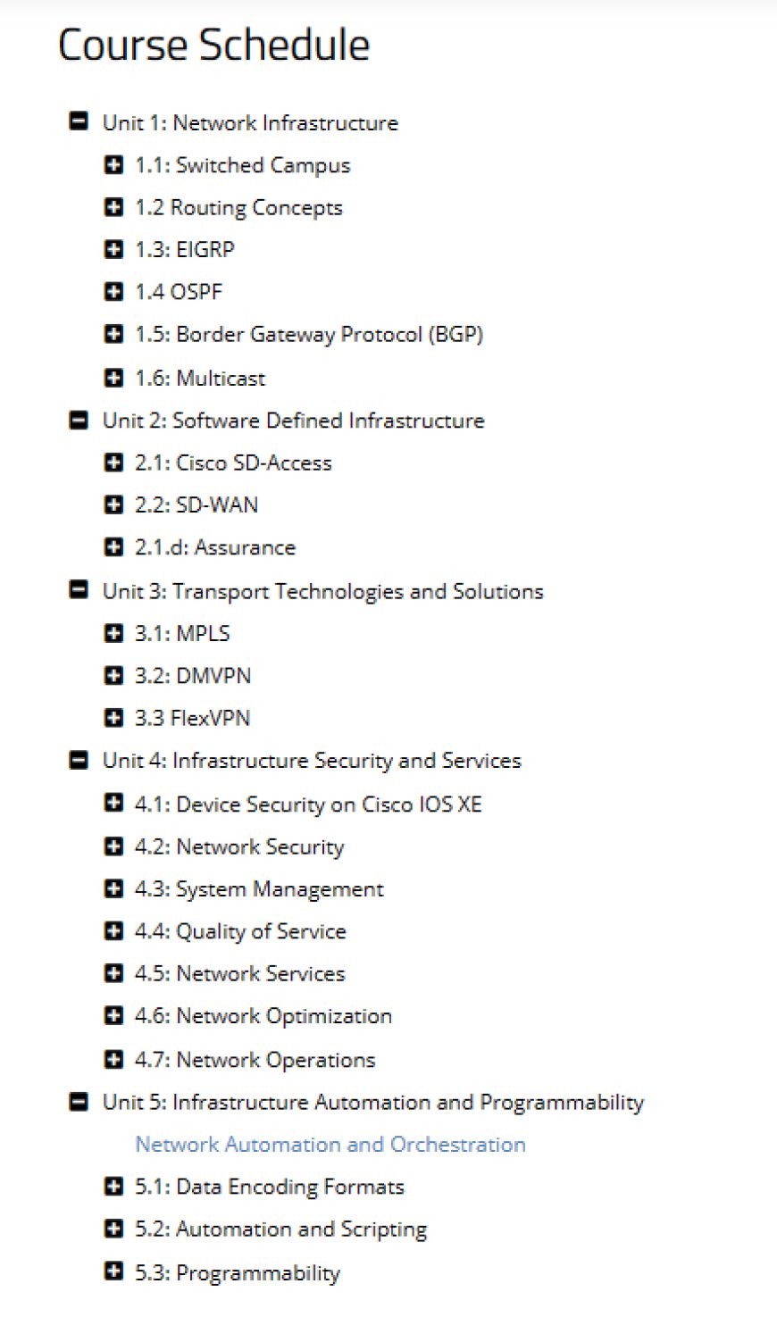 CCIE - Cơ sở hạ tầng doanh nghiệp